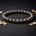 Authentic Natural Pyrite Bracelet | Original Golden Healing Crystal
