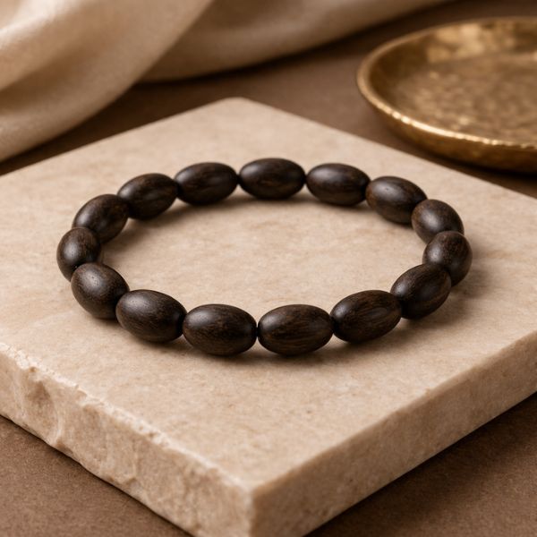 Authentic Natural Karungali Wood Bracelet | Original Ebony Spiritual Bracelet